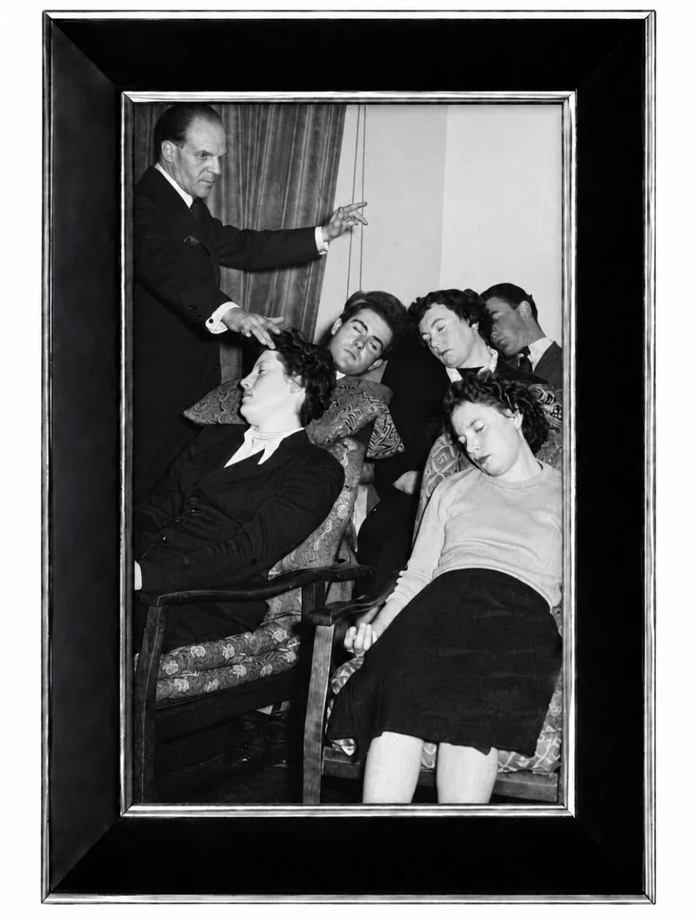 Vintage  Hypnotism Seance Witchy WitchCraft Decor Goth Punk Roclabilly Decor Art
